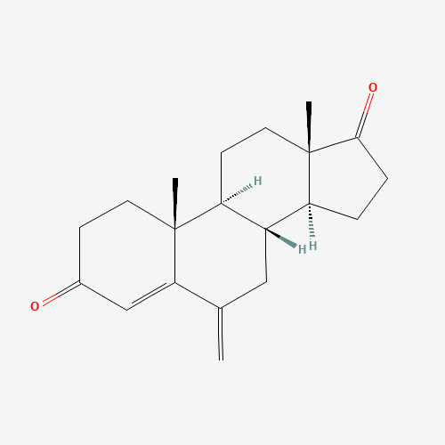 1,2-Dihydro Exemestane (CAS: 19457-55-7) - Chemical Structure and Molecular Formula 