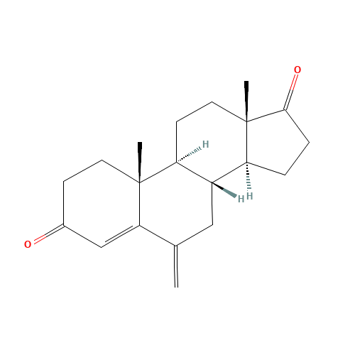 1,2-Dihydro Exemestane (CAS: 19457-55-7) - Chemical Structure and Molecular Formula 