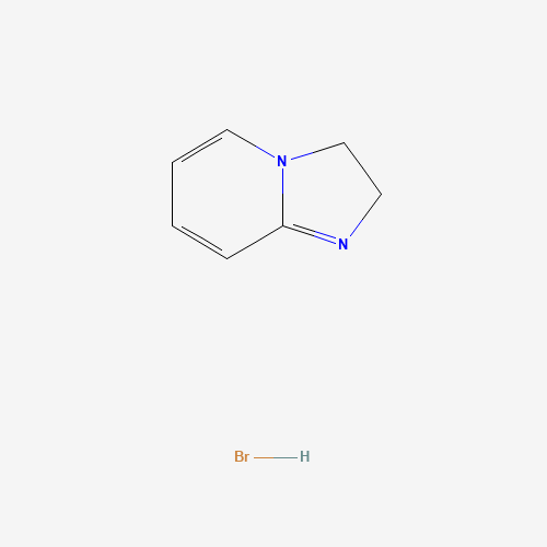 2,3-Dihydro-imidazo[1,2-a]pyridine Hydrobromide (CAS: 38772-14-4) - Chemical Structure and Molecular Formula 