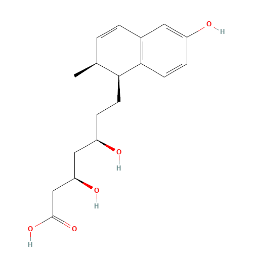 (bR,δR,1S,2S)-1,2-Dihydro-b,δ,6-trihydroxy-2-methyl-1-naphthaleneheptanoic Acid Sodium Salt(Pravastatin Impurity) (CAS: 136590-28-8) - Related Chemical Product