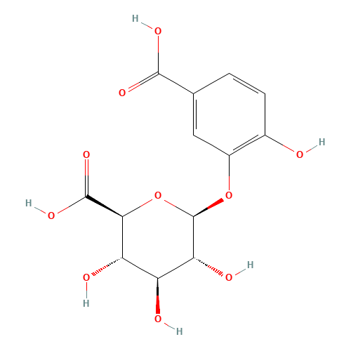 3,4-Dihydroxybenzoic Acid 3-O-b-D-Glucuronide (CAS: 953037-17-7) - Chemical Structure and Molecular Formula 