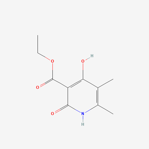2,4-Dihydroxy-5,6-dimethyl Nicotinic Acid Ethyl Ester (CAS: 77629-51-7) - Chemical Structure and Molecular Formula 