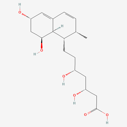 Des(2-methylbutyryl) Pravastatin (CAS: 151006-03-0) - Chemical Structure and Molecular Formula 