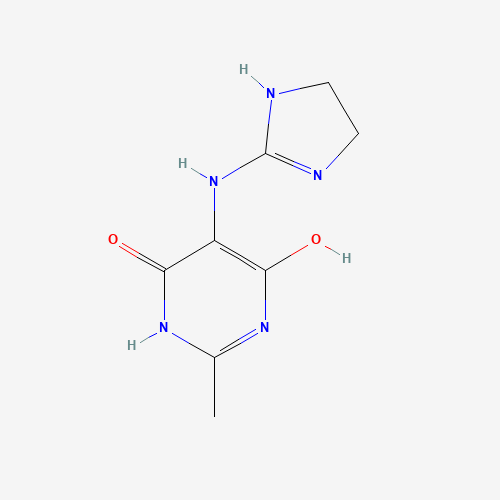 Dihydroxy Moxonidine (CAS: 352457-32-0) - Chemical Structure and Molecular Formula 
