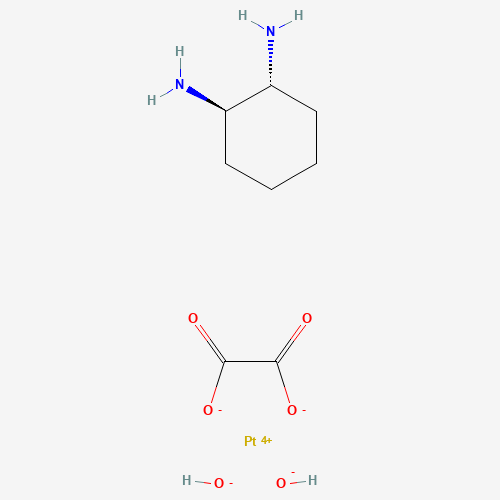 Dihydroxy Oxaliplatin-Pt(IV) (CAS: 111321-67-6) - Chemical Structure and Molecular Formula 