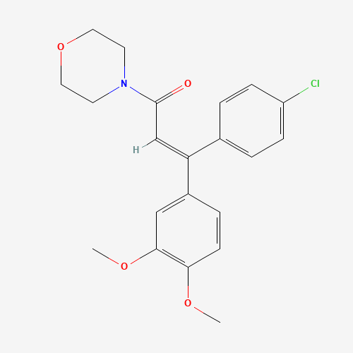 Dimethomorph (CAS: 110488-70-5) - Chemical Structure and Molecular Formula 
