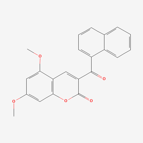 5,7-Dimethoxy-3-(1-naphthoyl)coumarin (CAS: 86548-40-5) - Related Chemical Product