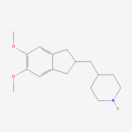 5,6-Dimethoxy-2-[(4-piperidyl)methyl]indane  (Donepezil Impurity) (CAS: 844694-83-3) - Related Chemical Product