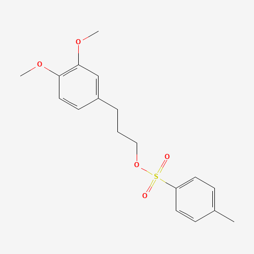 3-(3,4-Dimethoxyphenyl)-1-O-tosylpropanol (CAS: 99203-66-4) - Chemical Structure and Molecular Formula 