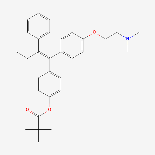 (E)-1-[4-[2-(N,N-Dimethylamino)ethoxy]phenyl]-1-[4-(trimethylacetoxy)phenyl]-2-phenylbut-1-ene (CAS: 177748-19-5) - Related Chemical Product