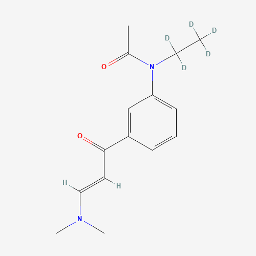 N-[3-(3-Dimethylaminoacryloyl)phenyl]-N-ethylacetamide-d5 (CAS: 1104483-92-2) - Related Chemical Product