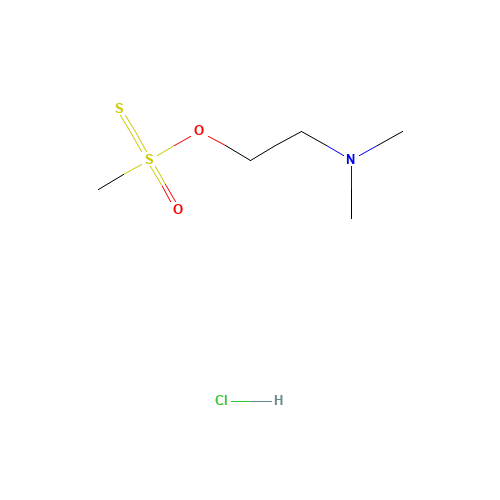 (Dimethylamino)ethyl Methanethiosulfonate Hydrochloride (CAS: 355803-75-7) - Chemical Structure and Molecular Formula 