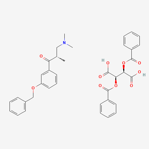 3-(Dimethylamino)-1-(3-benzyloxyphenyl)-2S-methyl-1-propanone Dibenzoyl Tartrate (CAS: 1004315-81-4) - Related Chemical Product