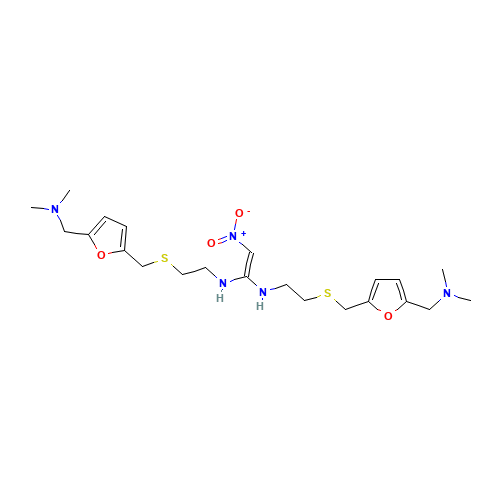 Dimethylaminomethylfurylmethylthioethyl Ranitidine (CAS: 72126-78-4) - Related Chemical Product