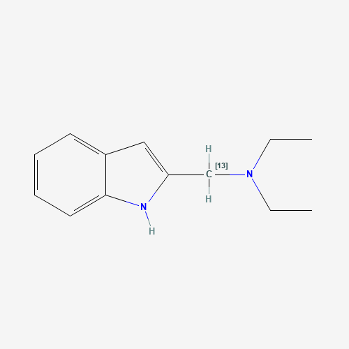 2-[(Diethylamino)methyl-13C]indole (CAS: 1189651-22-6) - Related Chemical Product