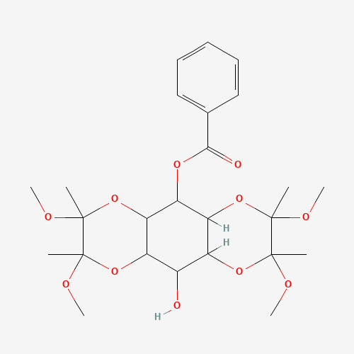 1,6-O-[(1R,2R)-1,2-Dimethoxy-1,2-dimethyl-1,2-ethanediyl]-3,4-O-[(1S,2S)-1,2-dimethoxy-1,2-dimethyl-1,2-ethanediyl]-5-benzoate-myo-inositol (CAS: 1068088-78-7) - Related Chemical Product