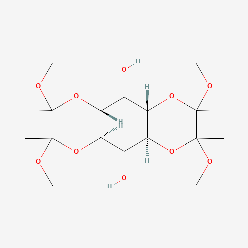 3,4-O-[(1R,2R)-1,2-Dimethoxy-1,2-dimethyl-1,2-ethanediyl]-1,6-O-[(1S,2S)-1,2-dimethoxy-1,2-dimethyl-1,2-ethanediyl]-D-myo-inositol (CAS: 176798-27-9) - Related Chemical Product