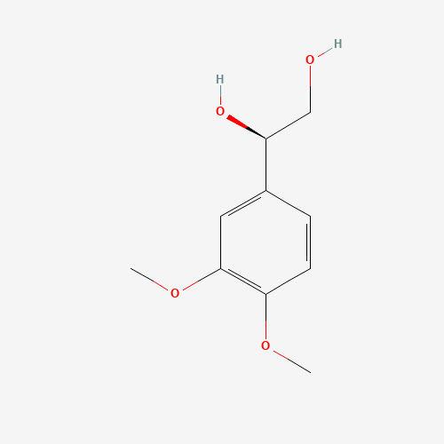 (1R)-1-(3,4-Dimethoxyphenyl)-1,2-ethanediol (CAS: 326491-79-6) - Related Chemical Product