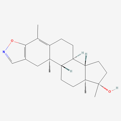 (17b)-4,17-Dimethyl-androsta-2,4-dieno[2,3-d]isoxazol-17-ol (CAS: 71507-21-6) - Related Chemical Product