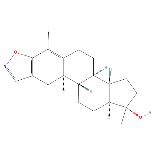 (17b)-4,17-Dimethyl-androsta-2,4-dieno[2,3-d]isoxazol-17-ol (CAS: 71507-21-6) - Related Chemical Product