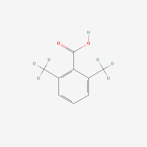 2,6-Dimethylbenzoic Acid-d6 (CAS: 58310-17-1) - Chemical Structure and Molecular Formula 