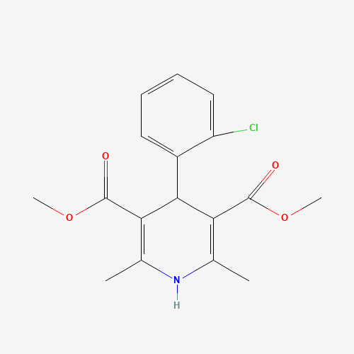 Dimethyl 4-(2-Chlorophenyl)-2,6-dimethyl-1,4-dihydropyridine-3,5-dicarboxylate (CAS: 43067-01-2) - Related Chemical Product