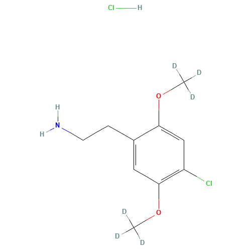 2,5-(Dimethoxy-d6)-4-chlorophenethylamine Hydrochloride (CAS: 951400-08-1) - Related Chemical Product
