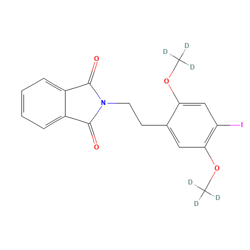 N-[2-(2,5-Dimethoxy-4-iodophenyl)ethyl]phthalimide-d6 (CAS: 951400-21-8) - Related Chemical Product