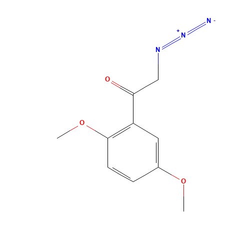 1-(2',5'-Dimethoxyphenyl)-2-azidoethanone (CAS: 329039-62-5) - Related Chemical Product