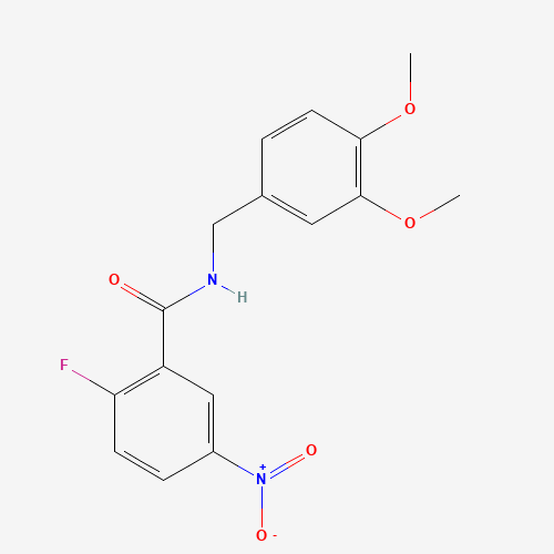 N-(3,4-Dimethoxybenzyl)-2-fluoro-5-nitrobenzamide (CAS: 247568-67-8) - Related Chemical Product