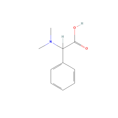 a-(Dimethylamino)phenylacetic Acid (CAS: 14758-99-7) - Chemical Structure and Molecular Formula 