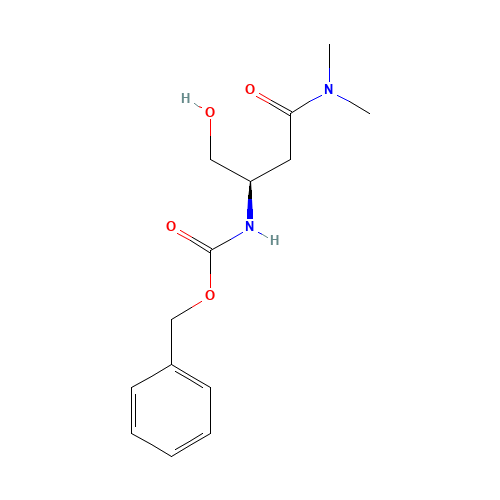 N-[(1R)-3-(Dimethylamino)-1-(hydroxymethyl)-3-oxopropyl]carbamic Acid Phenylmethyl Ester (CAS: 870812-29-6) - Related Chemical Product