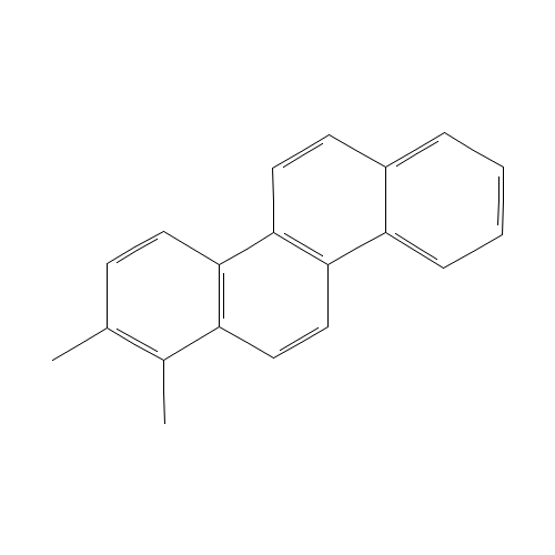1,2-Dimethylchrysene (CAS: 15914-23-5) - Chemical Structure and Molecular Formula 