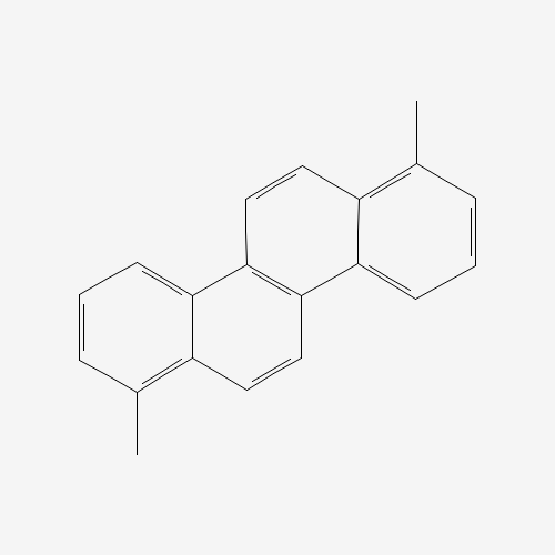 1,7-Dimethylchrysene (CAS: 15914-24-6) - Chemical Structure and Molecular Formula 