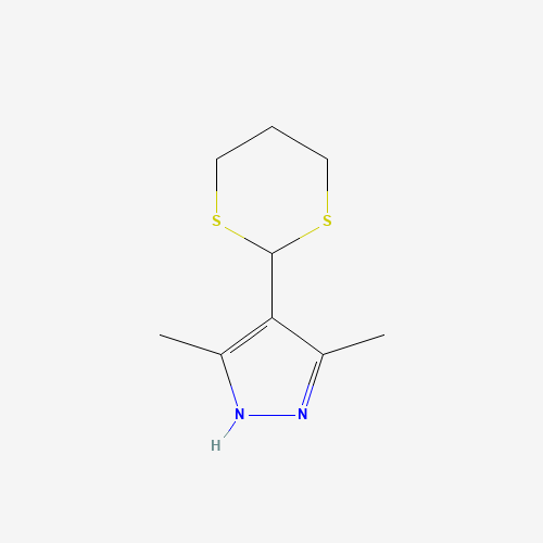 3,5-Dimethyl-4-(1,3-dithian-yl)-1H-pyrazole (CAS: 201008-65-3) - Related Chemical Product
