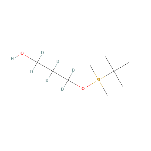 3-[[(1,1-Dimethylethyl)dimethylsilyl]oxy]-1-propanol-d6 (CAS: 1224439-44-4) - Related Chemical Product