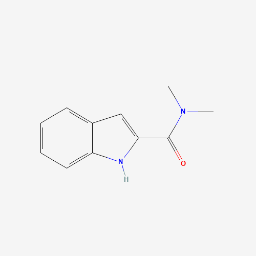 N',N'-Dimethylindole-2-carboxamide (CAS: 7511-14-0) - Chemical Structure and Molecular Formula 