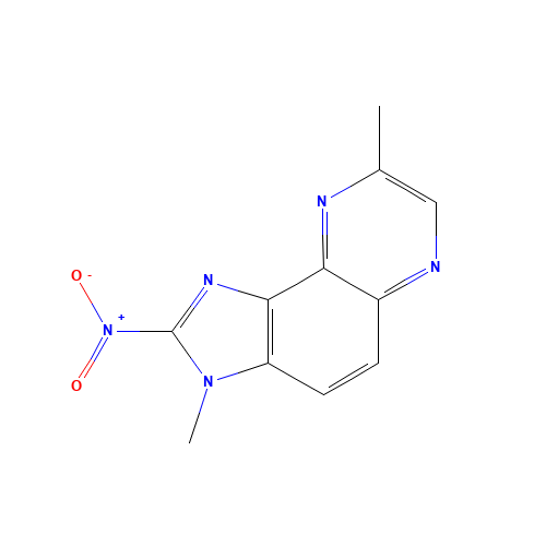 3,8-Dimethyl-2-nitro-3H-imidazo[4,5-f]quinoxaline (CAS: 115044-40-1) - Related Chemical Product