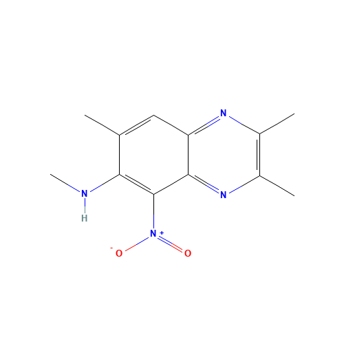 2,3-Dimethyl-5-nitro-6-methylamino-7-methyl-quinoxaline (CAS: 149703-60-6) - Related Chemical Product