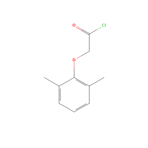 (2,6-Dimethylphenoxy)acetyl Chloride (CAS: 20143-48-0) - Chemical Structure and Molecular Formula 