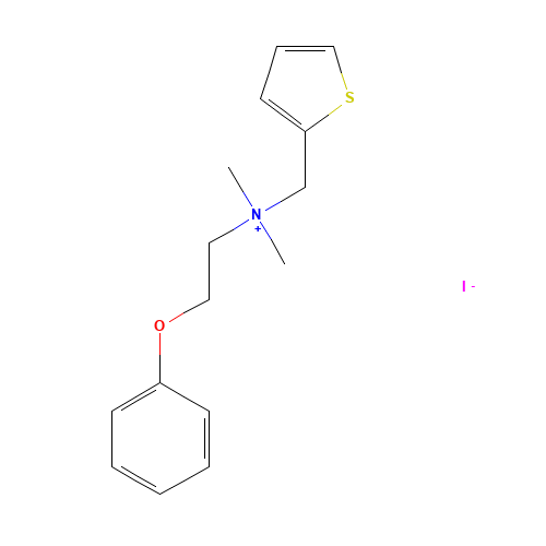 N,N-Dimethyl-N-2-phenoxyethyl-N-2'-thenylammonium Iodide (CAS: 109732-56-1) - Related Chemical Product