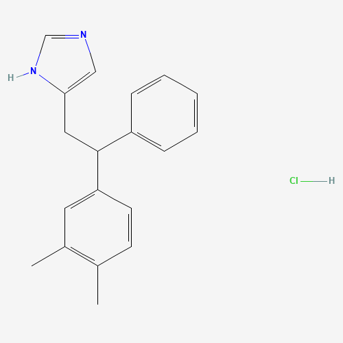 5-[2-(3,4-Dimethylphenyl)-2-phenylethyl]-1H-imidazole Hydrochloride (CAS: 132287-17-3) - Related Chemical Product