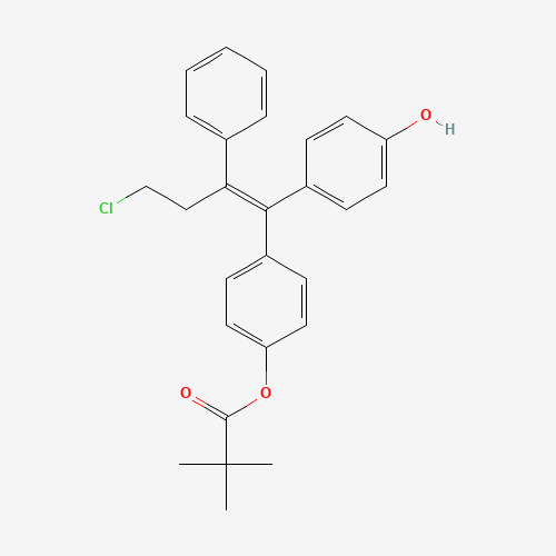 (E)-2,2-Dimethyl-propanoic Acid 4-[4-Chloro-1-(4-hydroxyphenyl)-2-phenyl-1-butenyl]phenyl Ester (CAS: 177748-18-4) - Related Chemical Product