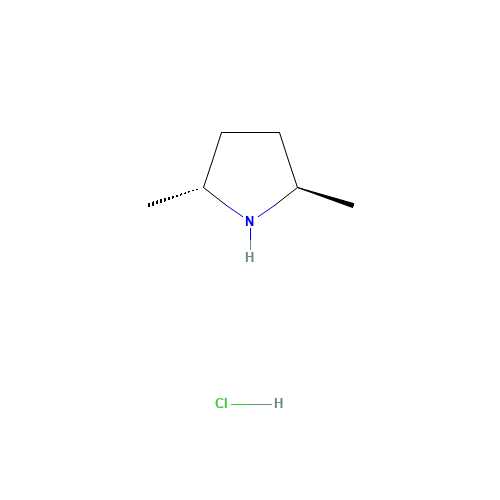 (-)-(2R,5R)-2,5-Dimethylpyrrolidine, Hydrochloride, 90% (contains meso-isomer) (CAS: 70144-18-2) - Related Chemical Product