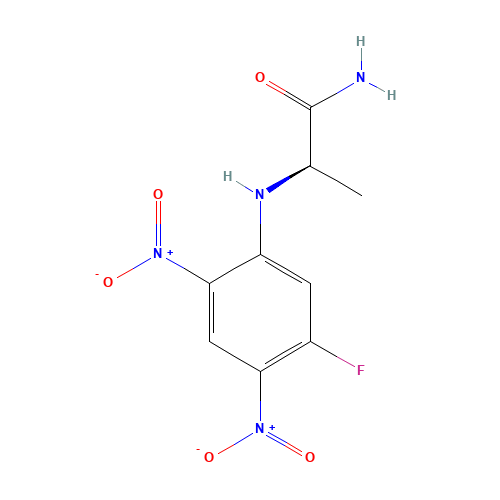 Na-(2,4-Dinitro-5-fluorophenyl)-D-alaninamide (CAS: 132055-99-3) - Related Chemical Product