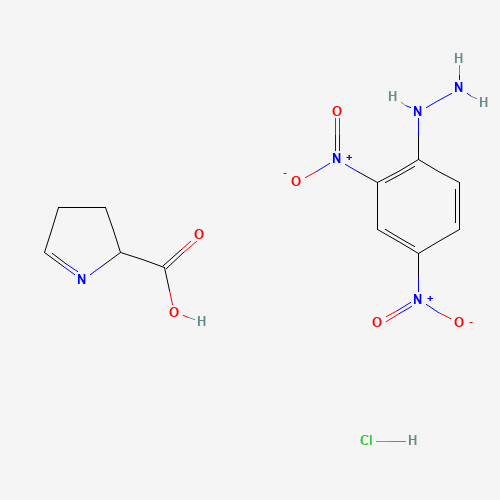 (2,4-Dinitrophenyl)hydrazine 3,4-Dihydro-2H-pyrrole-2-carboxylate Hydrochloride (CAS: 108321-37-5) - Related Chemical Product