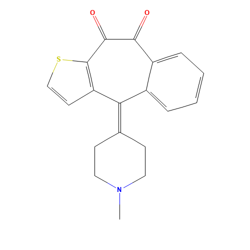 9,10-Dioxo Ketotifen (CAS: 43076-16-0) - Related Chemical Product