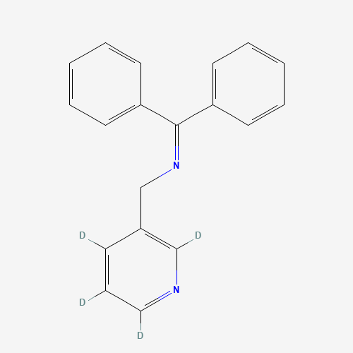 N-(Diphenylmethylidine)-3-(aminomethyl)pyridine-2,4,5,6-d4 (CAS: 1020719-40-7) - Related Chemical Product