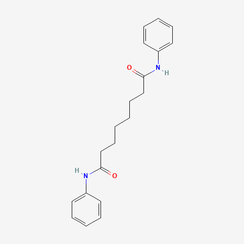 N,N'-Diphenylsuberamide (CAS: 14354-86-0) - Chemical Structure and Molecular Formula 