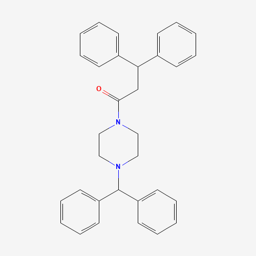 1-[4-(Diphenylmethyl)-1-piperazinyl]-3,3-diphenyl-1-propanone (CAS: 41332-24-5) - Related Chemical Product